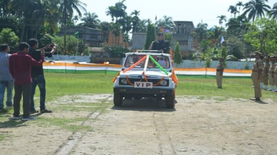 Celebration of 76th Independence day in Karimganj District.