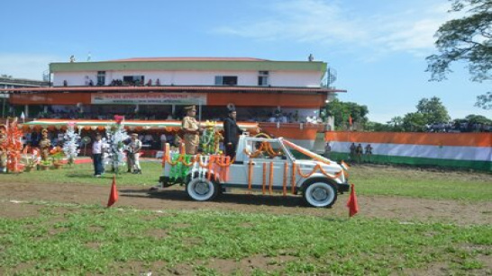 Celebration of 76th Independence day in Karimganj District.