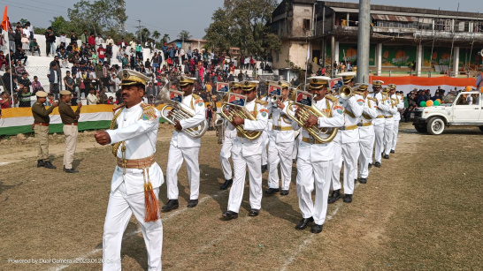 Ceremonial function of 74th Republic Day was held at DSA, Karimganj