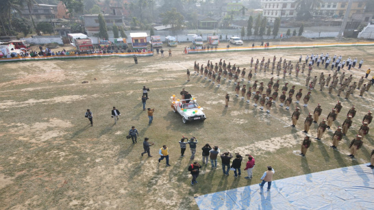 Ceremonial function of 74th Republic Day was held at DSA, Karimganj