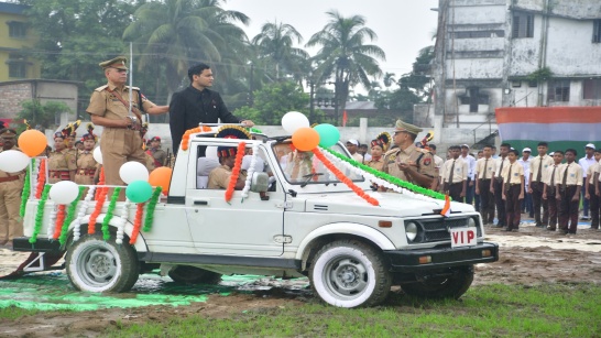 77th Independence Day celebration at the DSA playground  of Karimganj District