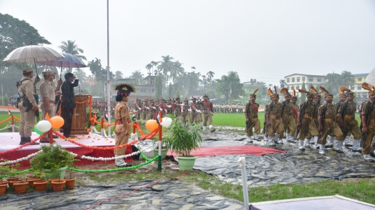 77th Independence Day celebration at the DSA playground  of Karimganj District