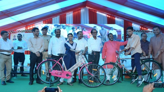 Bicycle Distribution Program to the students of class IX of government and government approved schools of the district