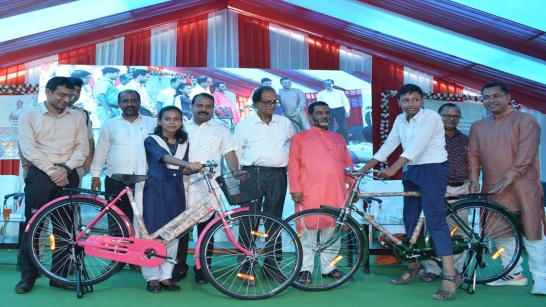 Bicycle Distribution Program to the students of class IX of government and government approved schools of the district