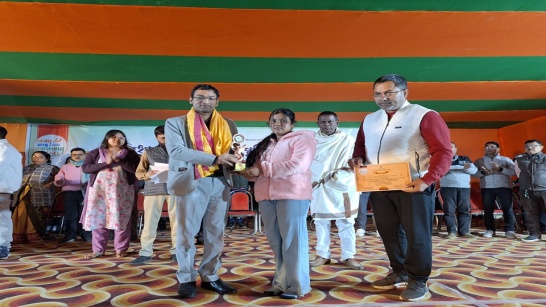 Assam Sanskritik Mahasangram LAC Level Competition for Patharkandi Constituency was held on 18th and 19th Dec 2023. Hon'ble MLA & Chairman LAC level Committee, Patharkandi Shri Krishnendu Paul, Shri Mridul Yadav, IAS, District Commissioner, Smti Priyanka Yumnam, ACS Asstt Commissioner and CDO i/c, BDO i/c Lowairpoa, GP Secretaries, PRI members, participants and locals were present in the event. All the participants beautifully displayed their performance making the event a grand celebration of art and cultu