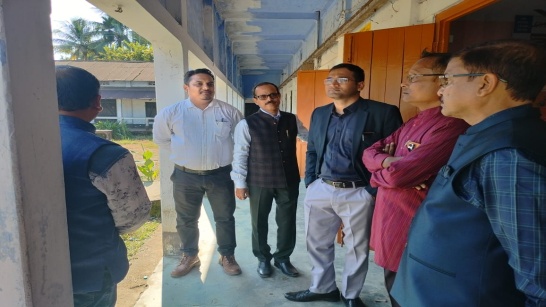 DC Karimganj laid the foundation stone regarding PM-SHRI Scheme at MMMC Girl School in the presence of IS, SMDC President, Principal and other public officials on 28th Dec 2023.