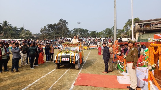 আজ ২৬শে জানুয়ারি, ২০২৫ তারিখ, রবিবার শ্রীভূমি জেলা প্রশাসনের ব্যবস্থাপনায় শ্রীভূমি জেলায় আনুষ্ঠানিক ভাবে '৭৬তম সাধারণতন্ত্র দিবস' উদযাপন করা হয়। 